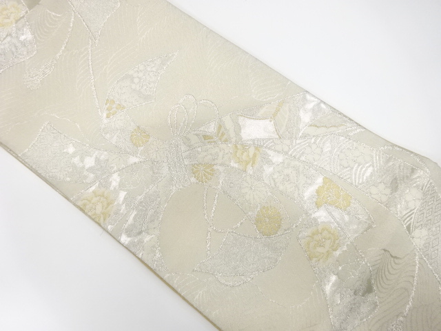 JAPANESE FUKURO OBI / WOVEN CLASSICAL PATTERN